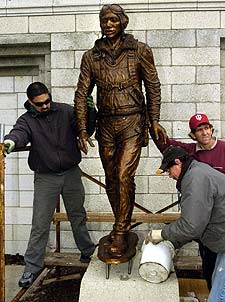 Dedication of Tuskegee Airman Statue at Aquatorium